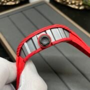 Replica Richard Mille RM 52-01 Skeleton Skull Dial Men's Watch – Swiss Movement, Red Carbon Case - Image 8