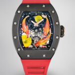 Replica Richard Mille RM S10 Koi Tourbillon Watch – Red Rubber Strap, AAA Quality