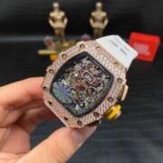 Richard Mille RM 11-03 Replica Watch For Men – Swiss Movement, Diamond-Set Bezel, Luxury Timepiece - Image 3