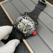 Richard Mille RM 35-03 Rafael Nadal Replica Watch 43mm Steel Case Black Strap - Image 3