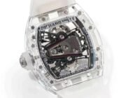 Richard Mille RM38-02 Tourbillon Replica Watch with Crystal Case - Pink Theme - Image 10
