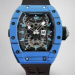 Replica Richard Mille RM 022 Blue Carbon Skeleton Dial Automatic Movement Watch