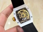 Richard Mille RM 88 Replica AAA – White Ceramic, Black Strap, Swiss Tourbillon Look - Image 7