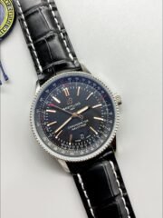 Breitling Navitimer 1 Automatic in Black Dial – Leather Strap (1;1Super Clone) - Image 3