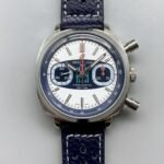 Breitling Top Time Chronograph Blue Leather Strap Watch（1;1Super Clone）