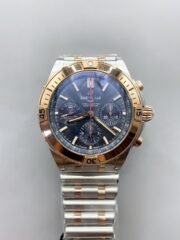 Breitling Chronomat B01 42 Edition 2 Tone Rose Gold with Grey Dial (1:1Super Cloen)