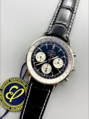 Breitling Navitimer B01 Chronograph 43 Black Dial – 904L Steel Casing (1;1Super Clone) - Image 3
