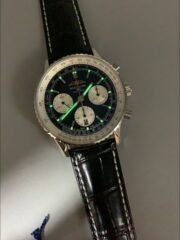 Breitling Navitimer B01 Chronograph 43 Black Dial – 904L Steel Casing (1;1Super Clone) - Image 10
