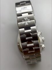 Vacheron Constantin Overseas Chronograph White Dial – Stainless Steel Strap(1:1Super Clone) - Image 7