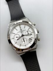 Vacheron Constantin Overseas Chronograph White Dial – Rubber Strap(1:1Super Clone) - Image 2