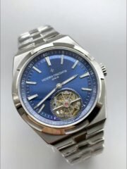 Vacheron Constantin Overseas Tourbillon Stainless Steel in Blue Dial(1:1Super Clone) - Image 3