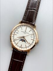 Vacheron Constantin Traditionelle Complete Calendar Rose Gold Plating White Dial (1:1Super Clone) - Image 2