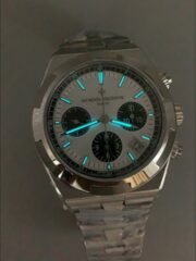 Vacheron Constantin Overseas Chronograph White Dial – Stainless Steel Strap(1:1Super Clone) - Image 8
