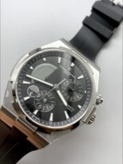 Vacheron Constantin Power Reserve Grey Dial Stainless Steel Casing-RubberStrap (1:1Super Clone) - Image 4