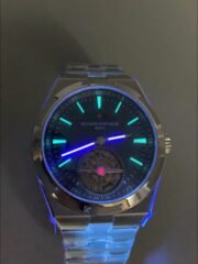 Vacheron Constantin Overseas Tourbillon Stainless Steel in Blue Dial(1:1Super Clone) - Image 9
