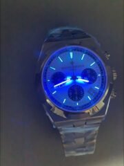 Vacheron Constantin Overseas Chronograph White Dial – Stainless Steel Strap(1:1Super Clone) - Image 9