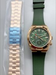 Vacheron Constantin Overseas Dual Time Rose Gold Green Dial(1:1Super Clone) - Image 4