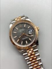 Rolex Datejust 41MM Two Tone Rose Gold Plating Fluted Dial Watch(1:1Super Clone ) - Image 2