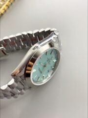 Rolex Day Date Presidential M228206-0004 904L Steel 40MM – Light Blue Dial （1:1Super Clone） - Image 5