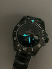Rolex Submariner DiW DLC Coated Steel Casing Black Ceramic Bezel Edition Watch(1:1Super Clone） - Image 11