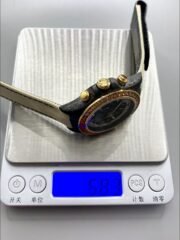 Rolex Daytona DiW Carbon Edition Rainbow Bezel – Forged Carbon Casing Beige Strap(1:1Super Clone ) - Image 10