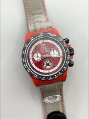 Rolex Daytona Edition Watch in Red Dial Red Carbon Casing (1:1 Super Clone) - Image 2