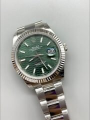 Rolex Datejust Cal.3235 Movement 904L Steel 41MM – Green Fluted Motif Dial (1:1Super Clone) - Image 2