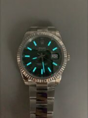 Rolex Datejust Cal.3235 Movement 904L Steel 41MM – Green Fluted Motif Dial (1:1Super Clone) - Image 9