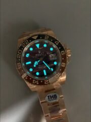 Rolex GMT Masters II 126715CHNR Rose Gold Tiger Iron Dial(1:1Super Clone ) - Image 10