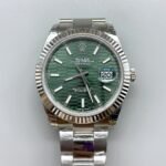 Rolex Datejust Cal.3235 Movement 904L Steel 41MM – Green Fluted Motif Dial (1:1Super Clone)