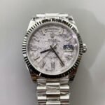 Rolex Day Date Presidential 904L Steel 40MM – Grey Dial (1:1Super Clone）