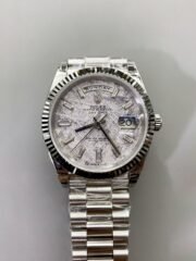 Rolex Day Date Presidential 904L Steel 40MM – Grey Dial (1:1Super Clone）