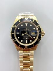 Rolex Submariner 16618 Gold Watch with Swiss 3135 Movement(1:1Super Clone）