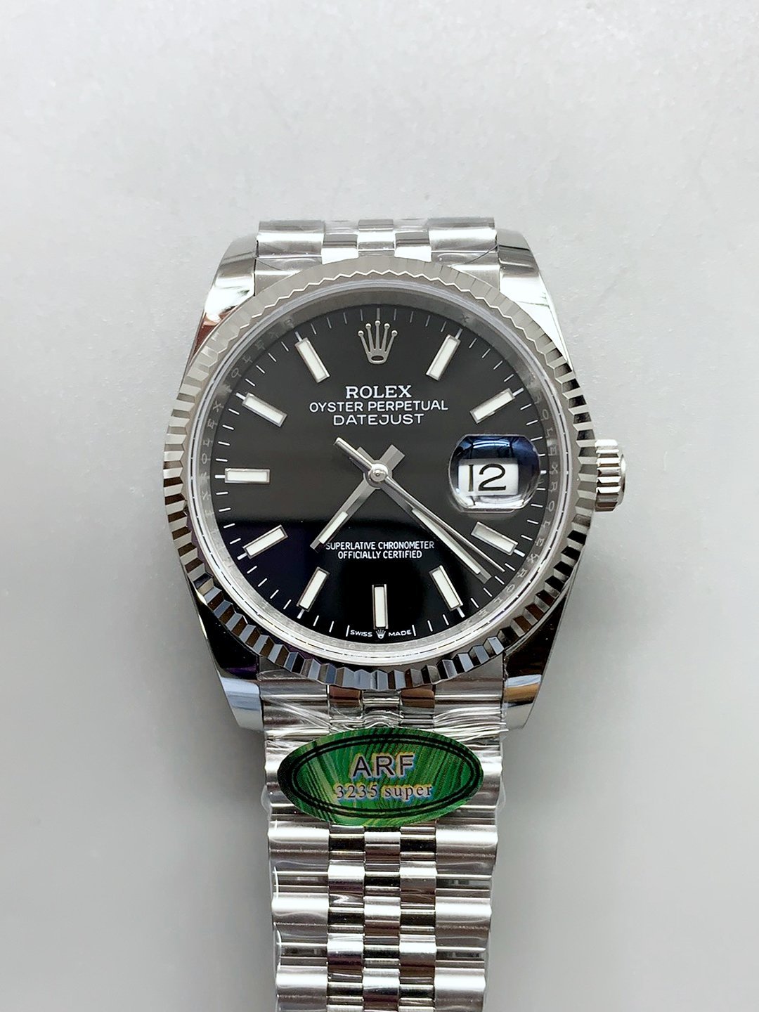 1月13日-439.jpg Rolex Datejust Cal.3235 Movement Swiss Watch 904L Steel 41MM – Black Dial(1:1Super Clone ) - Image 1