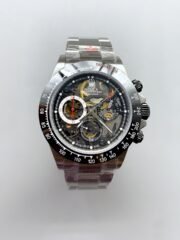 Rolex Daytona Artisans De Geneve Stainless Steel Watch Black Ceramic Bezel Watch(1:1Super Clone )