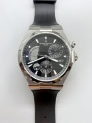 Vacheron Constantin Power Reserve Grey Dial Stainless Steel Casing-RubberStrap (1:1Super Clone)