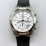 Vacheron Constantin Overseas Chronograph White Dial – Rubber Strap(1:1Super Clone)