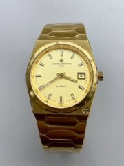 Vacheron Constantin Historiques 222,37MM Yellow Gold Watch in Gold Dial(1:1Super Clone)