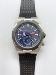 Vacheron Constantin Overseas Dual Time Titanium Watch in Blue Dial(1:1Super Clone)