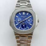 Patek Philippe Nautilus 5740 Perpetual Calendar Stainless Steel Blue Dial(1:1Super Clone)
