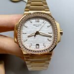 Patek Philippe Nautilus 7118R 35MM Rose Gold White Dial(1:1Super Clone)