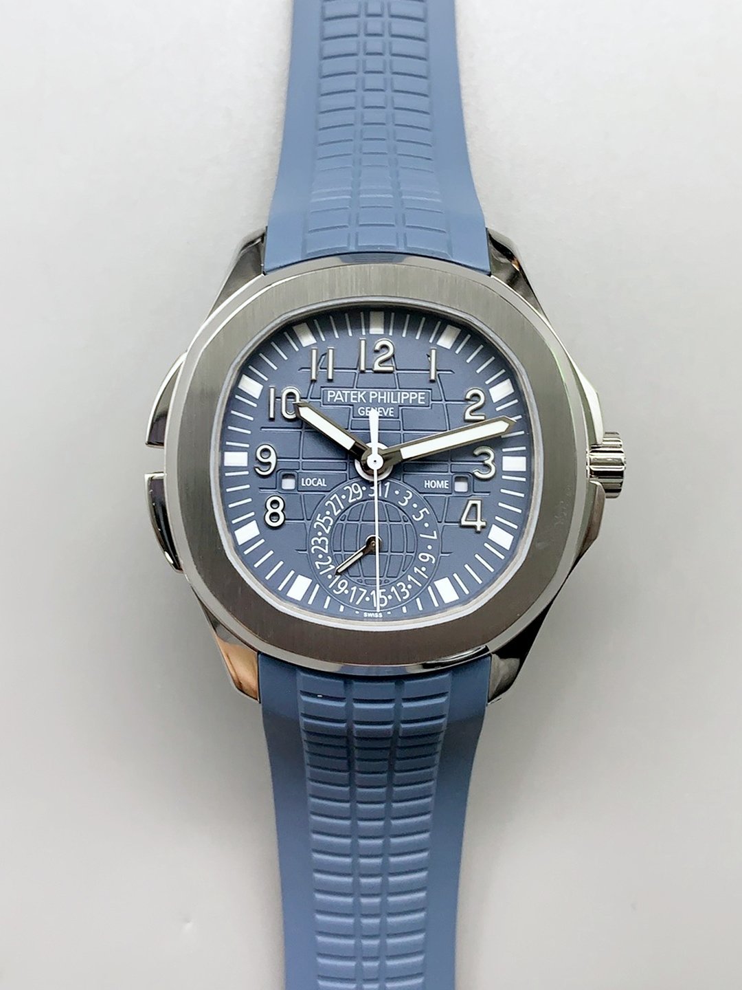 1月19日-253.jpg Patek Philippe Aquanaut 5164 Opaline Blue Stainles Steel (1:1Super Clone) - Image 1