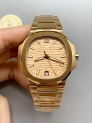 Patek Philippe Nautilus 7118/1200R-010 35MM Rose Gold(1:1 Super Clone)