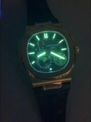 Patek Philippe Nautilus 5712/R Grey Dial Leather Strap(1:1Super Clone) - Image 10