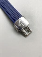 Patek Philippe Aquanaut 5968 Chronograph Steel Casing Blue Dial Watch(1:1 Super Clone) - Image 9