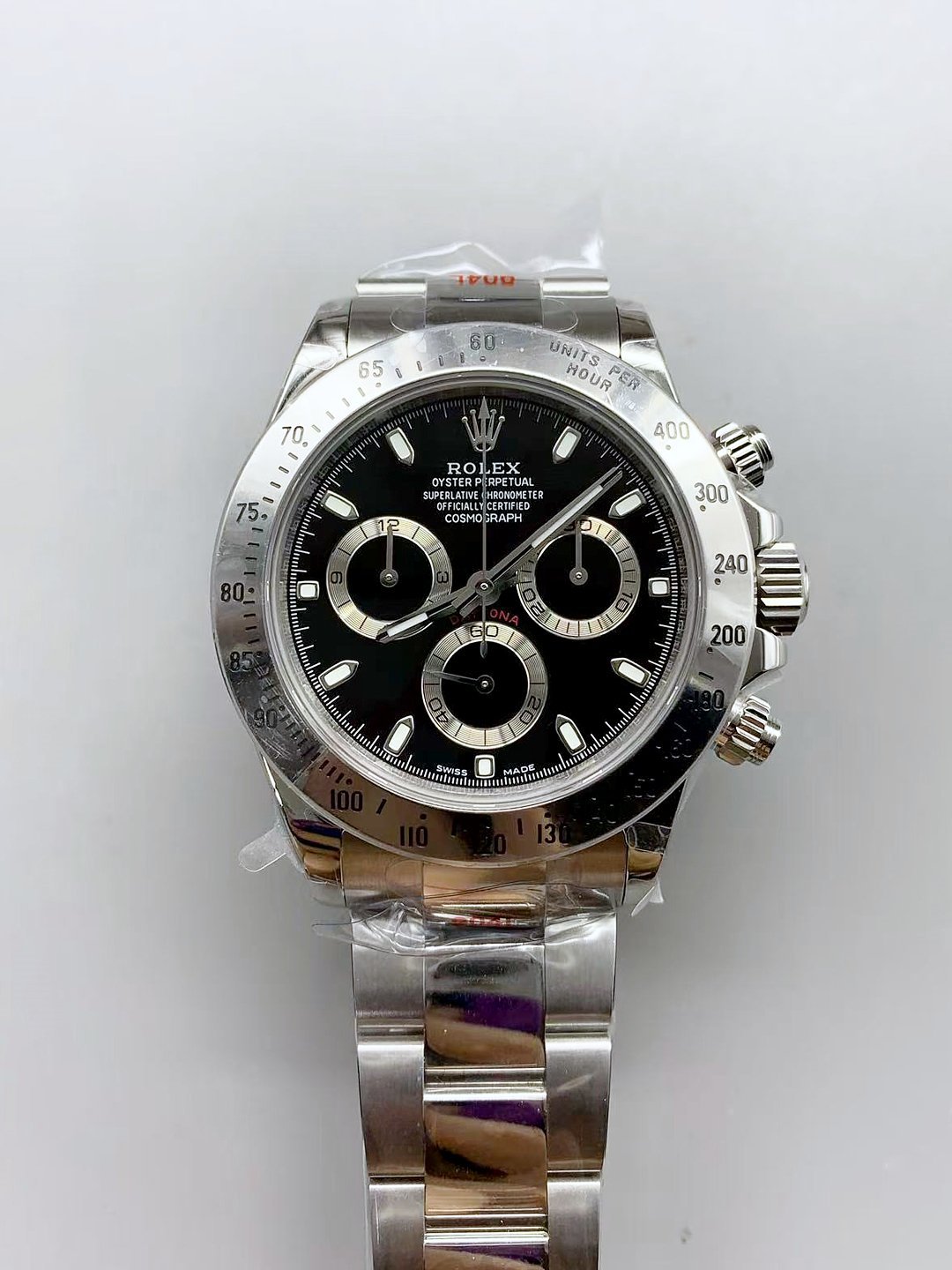 1月7日-3-2.jpg Rolex Cosmograph Daytona 116520 Black Dial Original Cal.4130 Movement – Ultimate - Image 1