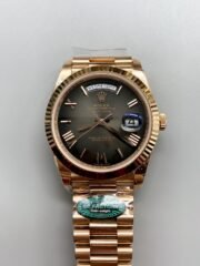 Rolex Day-Date 40 President 18k Rose Gold Slate Ombre Watch(1;1 Super Clone)