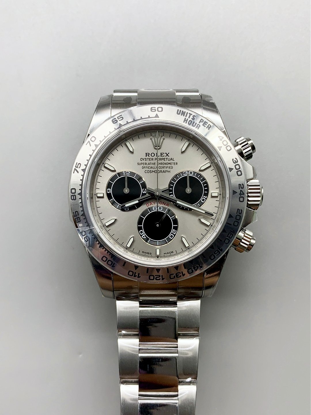 1月8日-1019.jpg Rolex Daytona 4131 mechanical movement, steel bracelet model 126509 (1;1 Super Clone) - Image 1