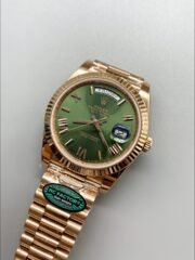 Rolex Day-Date 40mm With Green Dial And Rose Gold bracelet.(1;1Super Clone) - Image 4