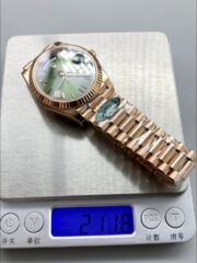Rolex Day-Date 40mm With Green Dial And Rose Gold bracelet.(1;1Super Clone) - Image 10